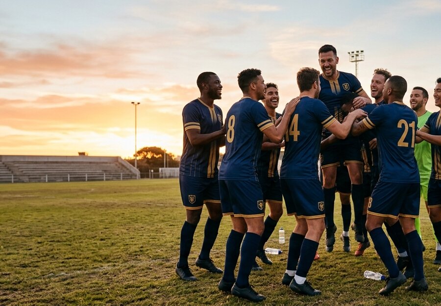 Celebración de un gol