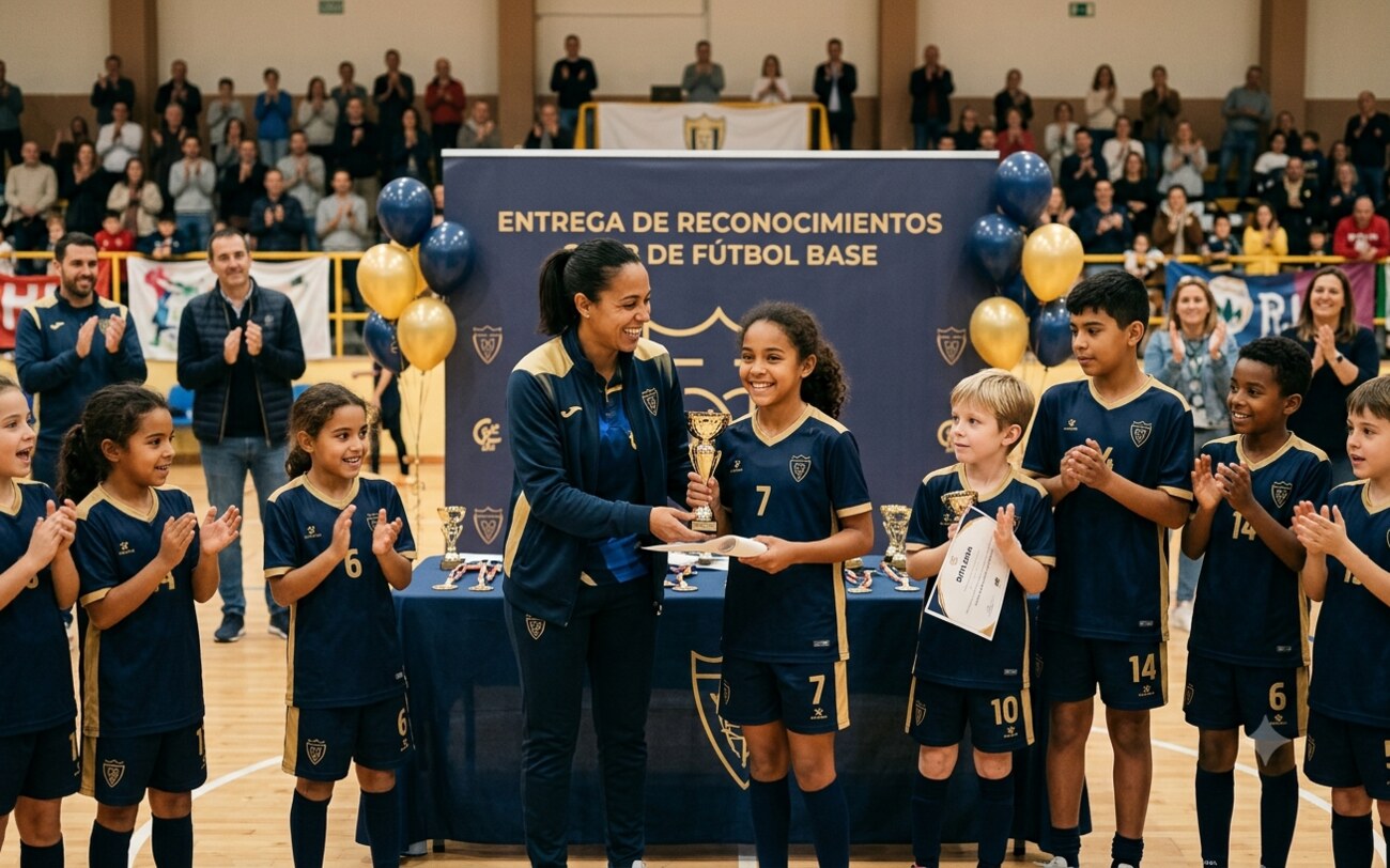 Entrega de reconocimientos de fin de temporada a la cantera